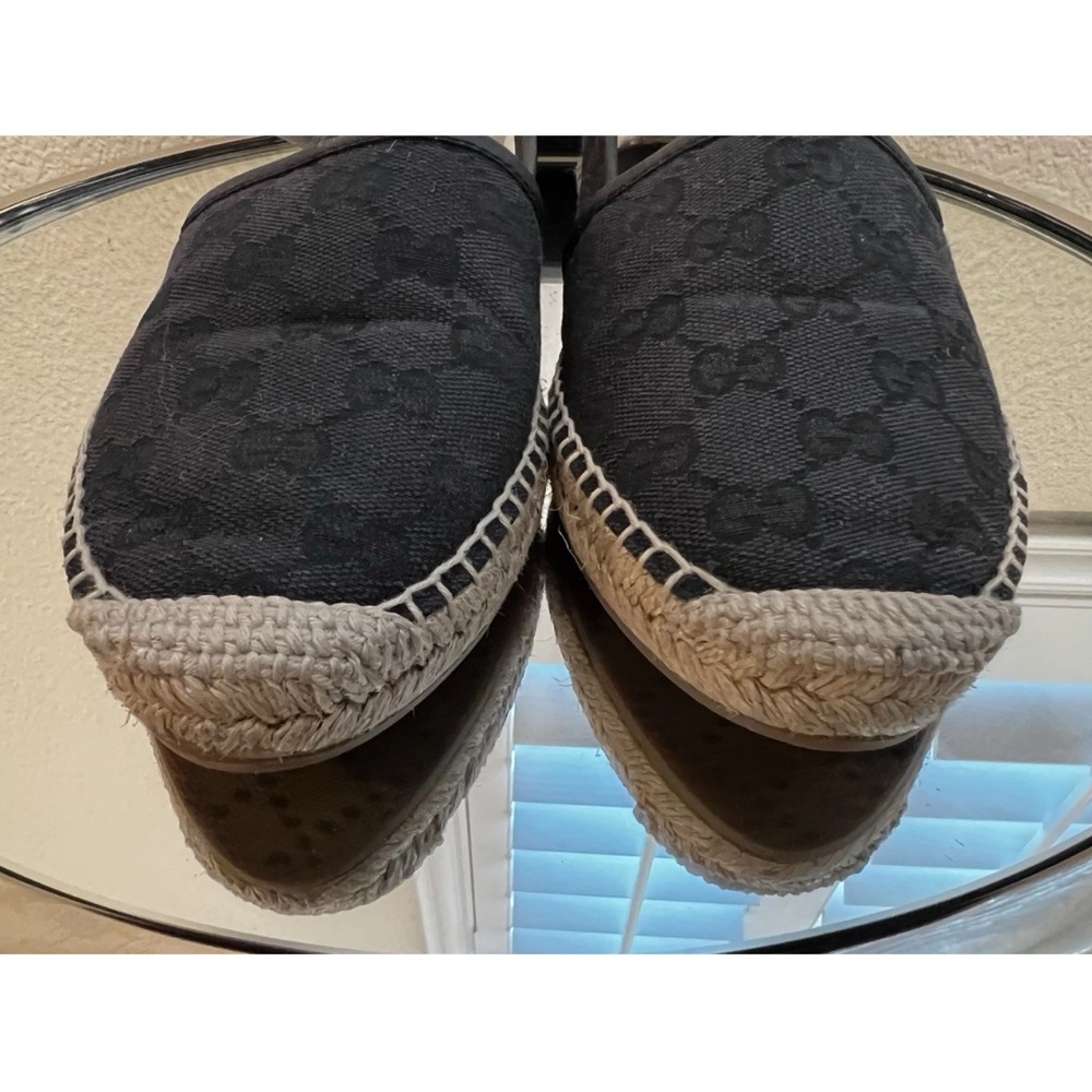 Gucci Black Canvas Espadrilles - Picture 9 of 13